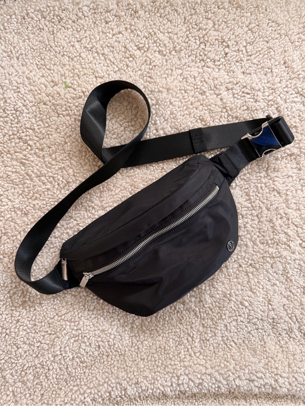 lululemon athletica Black Crossbody Belt Bag